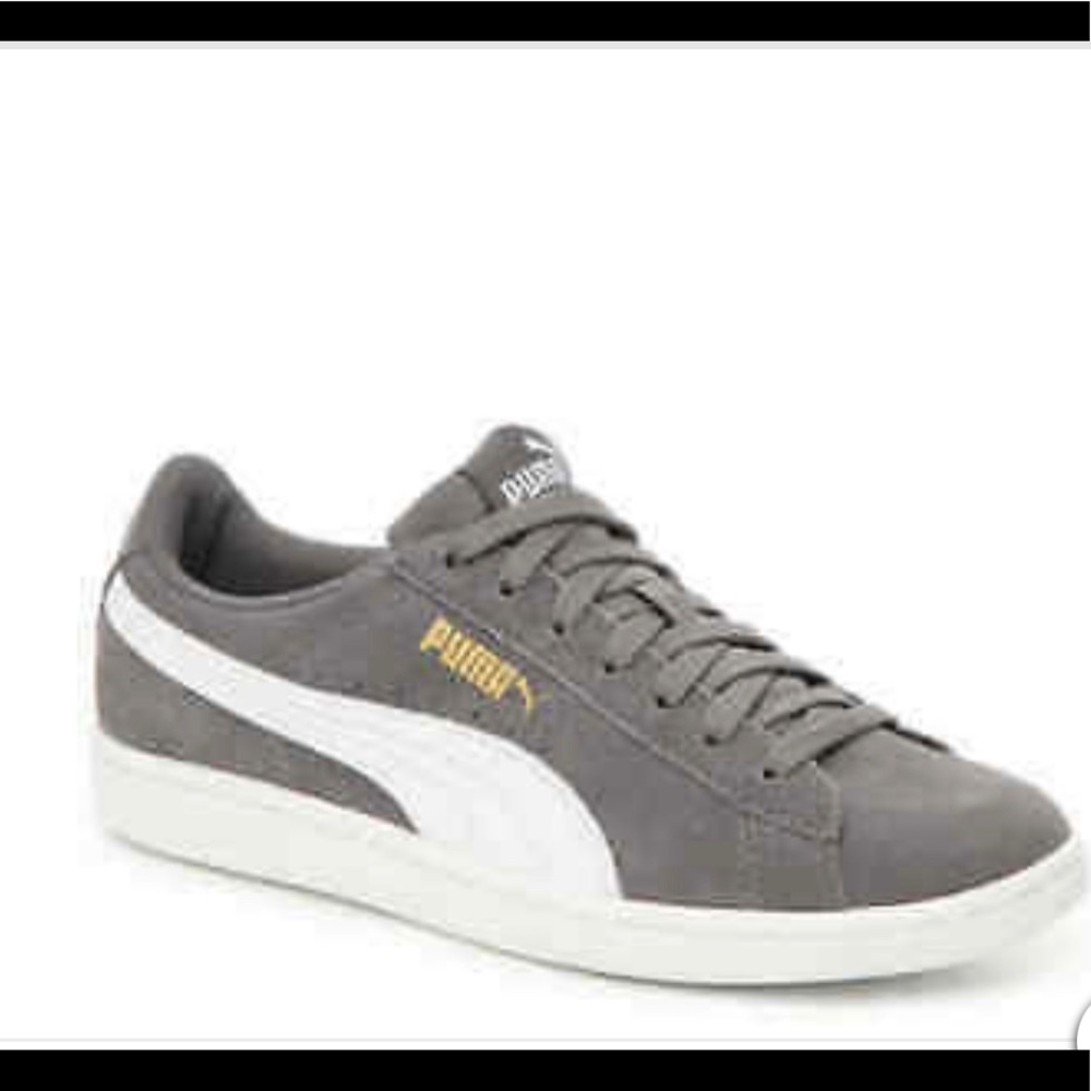 PUMA Ladies' Vikky Suede Shoes Gray Charcoal